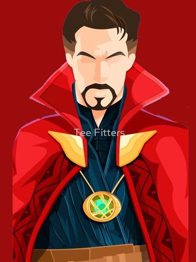Dr strange cartoon iPhone Case