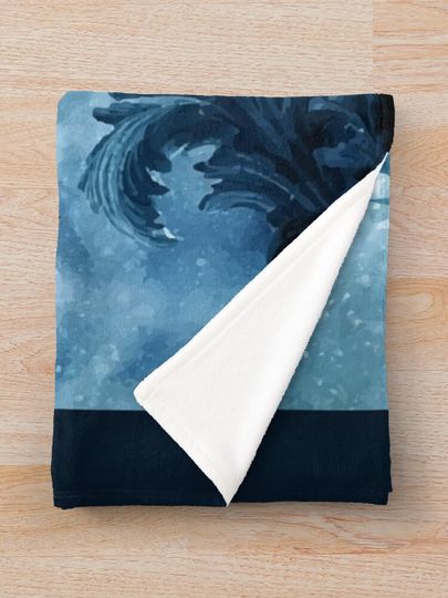 Beauty and the beast Throw Blanket