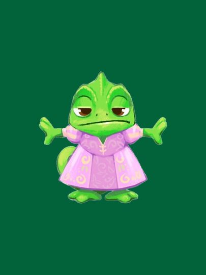 Pascal in a dress - Tangled  iPhone Case