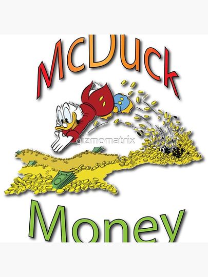 Scrooge McDuck Pillow