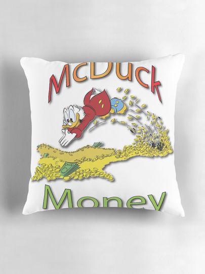 Scrooge McDuck Pillow