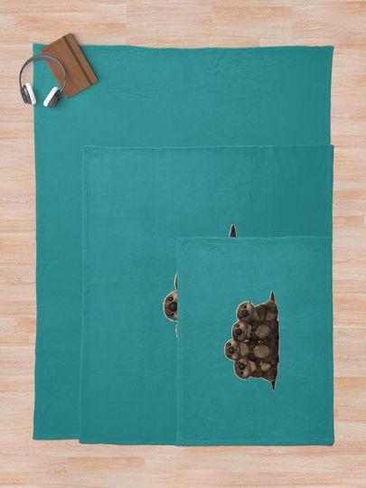 Otters from Finding Dory Throw Blanket