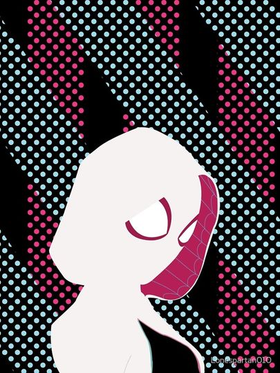 Into the spiderverse Spider-gwen iPhone Case