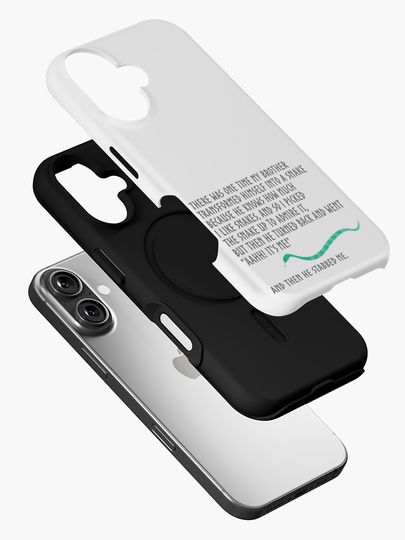 And Then He Stabbed Me. iPhone Case