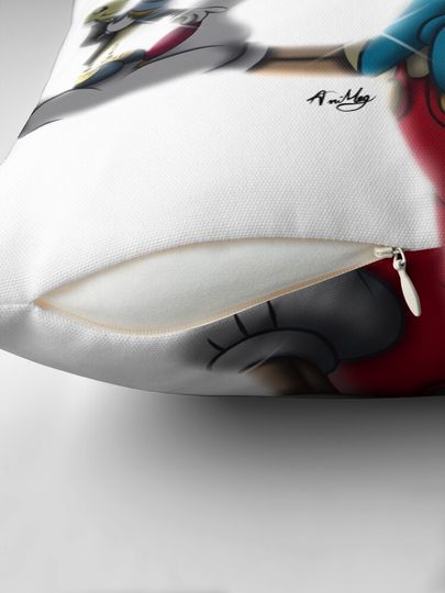 Pinocchio and Jiminy Cricket Pillow