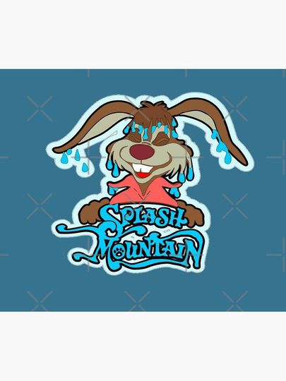 Splash mountain Throw Blanket