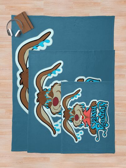 Splash mountain Throw Blanket
