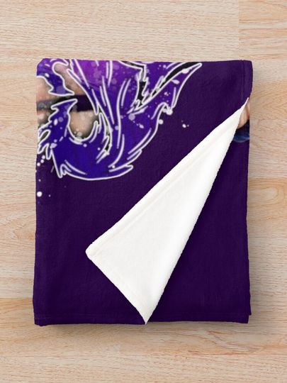 Mal Purple Queen - Descendants 3 Wedding Star Throw Blanket