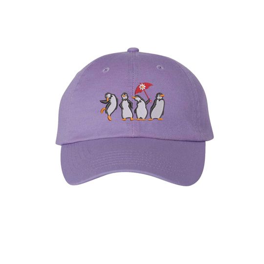 Mary Poppins Penguins Embroidered Baseball Cap