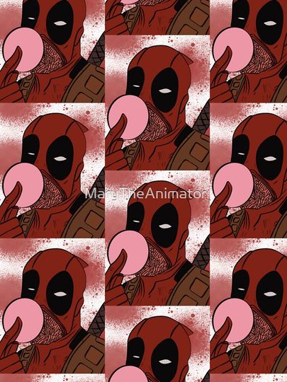 Deadpool Bubble Gum - Design 4 iPhone Case