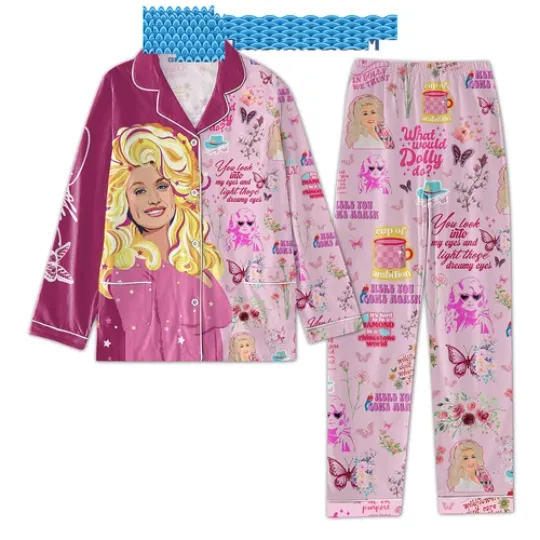 Dolly Parton What Would Dolly Do Pajamas Set