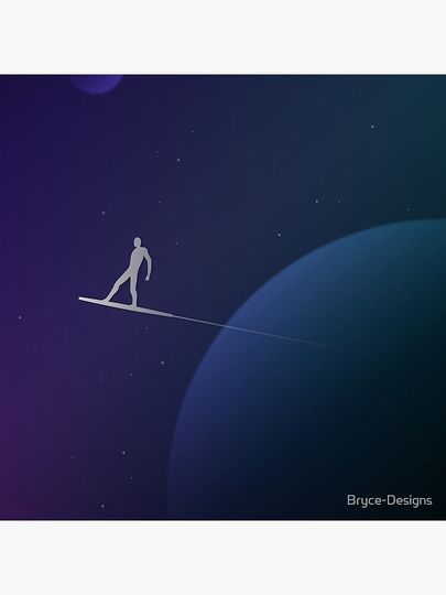 Silver Surfer Minimal  Pillow