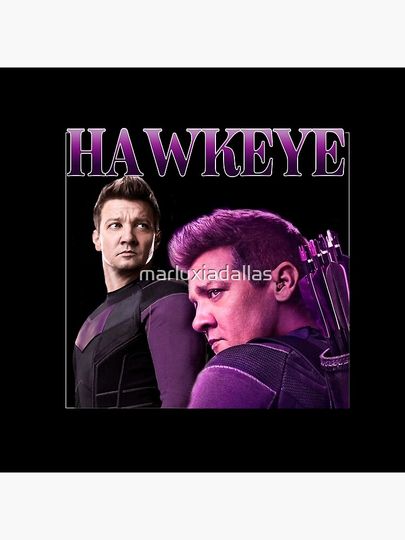 y2k hawkeye Pillow