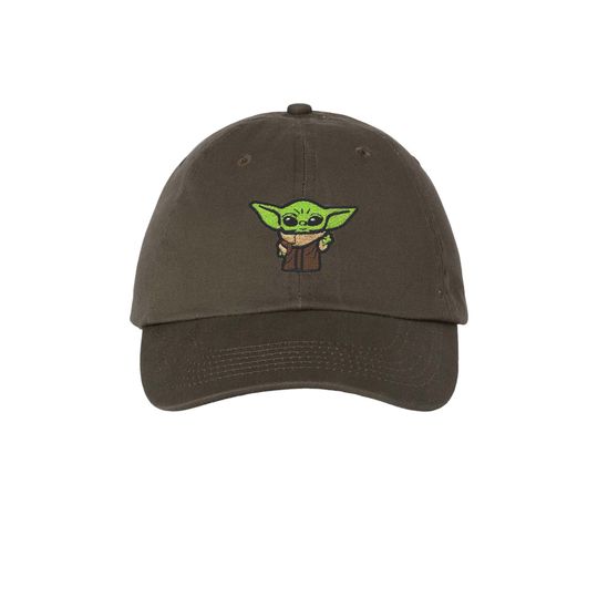 Grogu Alien Embroidered Baseball Cap