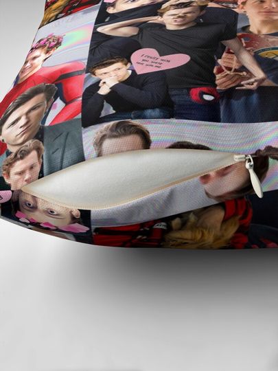 Tom Holland Collage Pillow