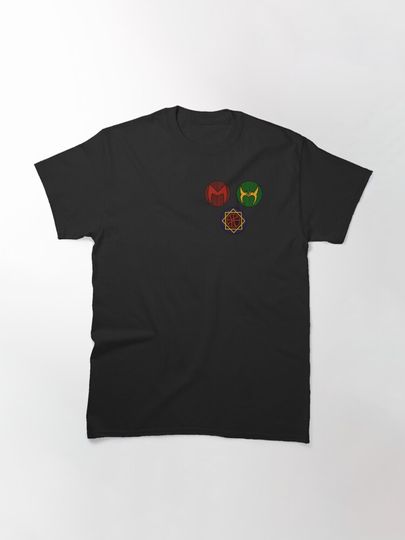 Wanda, Loki, Doctor Strange Magic Trio MCU Classic T-Shirt
