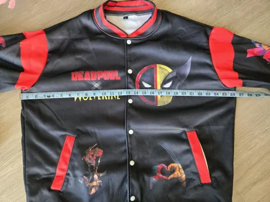 Deadpool Wolverine Baseball Jacket
