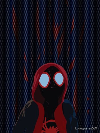 Into the spiderverse Miles Morales iPhone Case