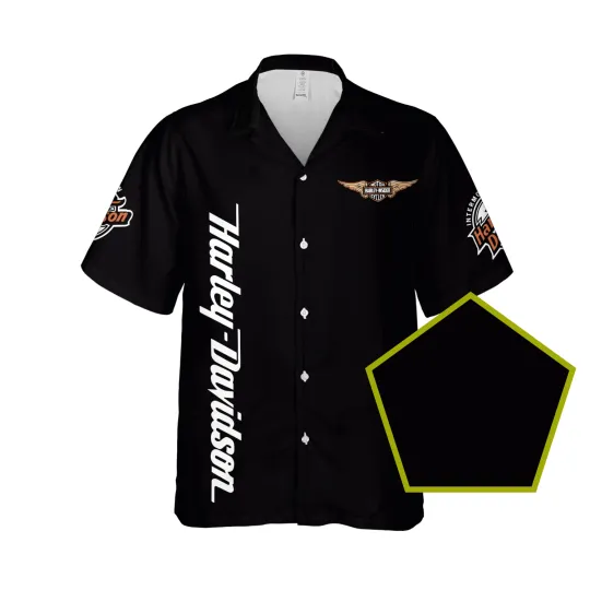 Haarleyy Davidson BLACK BUTTON SHIRT