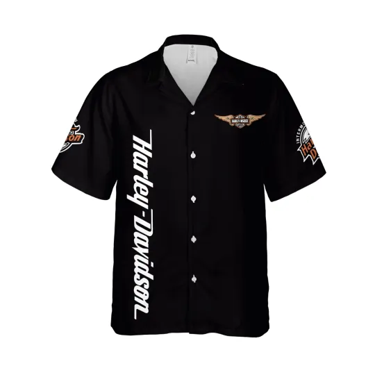 Haarleyy Davidson BLACK BUTTON SHIRT