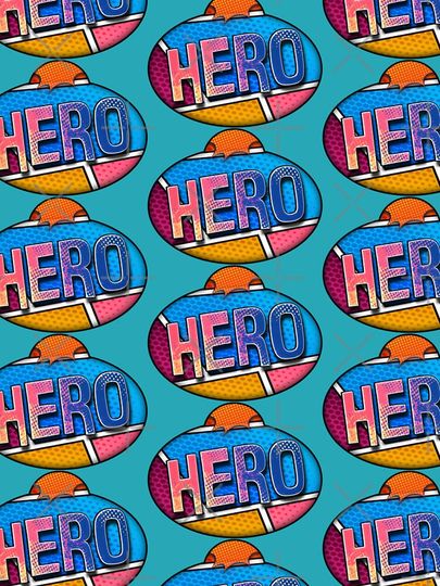 Hero - Nametag Inspired Artwork iPhone Case
