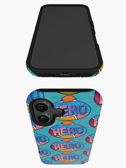 Hero - Nametag Inspired Artwork iPhone Case