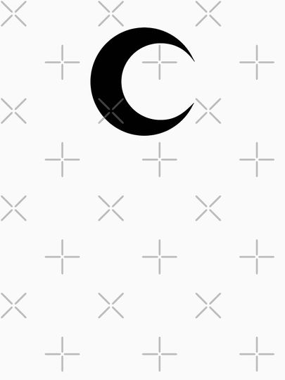 Moon Knight - Classic Symbol - Black Clean Essential T-Shirt