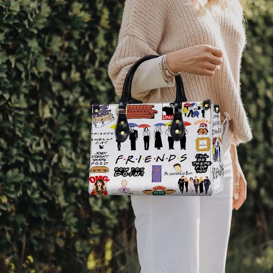 Friends Show Leather Handbag, Friends Woman Handbag, Mother's Day Gift For Mom