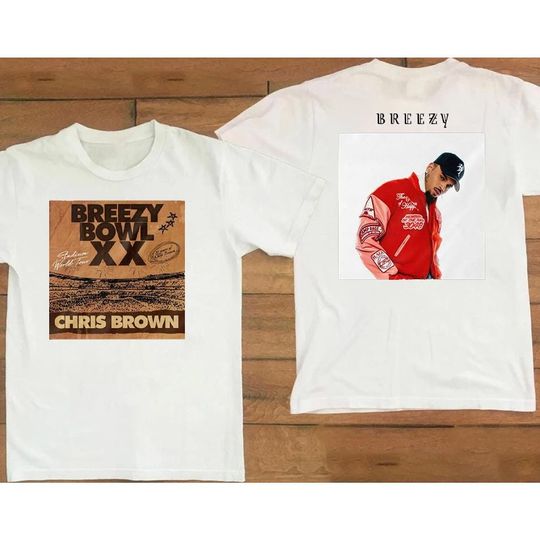 Breezy Bowl XX Tour Sweatshirt, Rap Concert Tee, Chris Brown 2025 Tour Merch, Chris Brown Fan Shirt