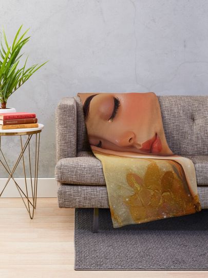 Sleeping Mulan Disney Princess Throw Blanket