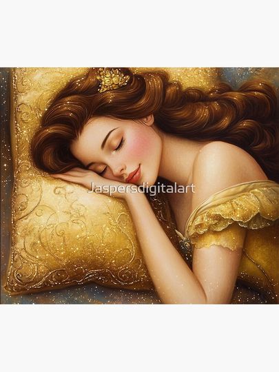 Sleeping Belle Disney Princess Throw Blanket