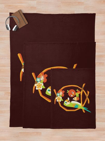Sunshine Tree Terrace Throw Blanket