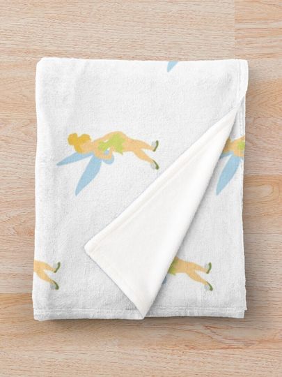 Minimalist Tinker Bell Throw Blanket