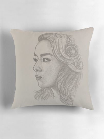 1950's Daisy Johnson Pillow