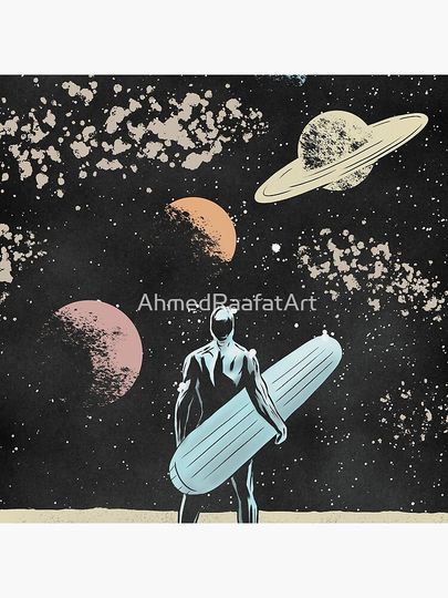 Silver Surfer Pillow