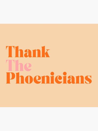 Thank the Phoenicians Throw Blanket
