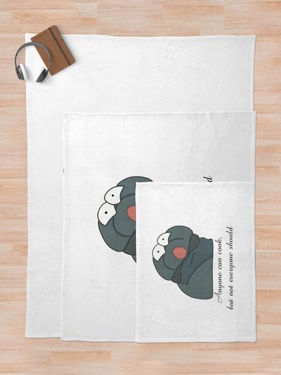 Ratatouille Anyone can cook Throw Blanket