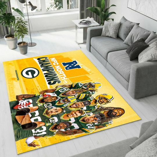 Green Bay Packers football Rug