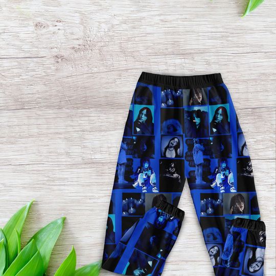 Unique Billie Eilish Pajamas  Themed Handmade Sleepwear