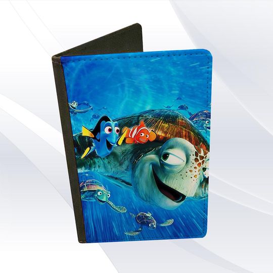 Nemo Sea Turtle Crush Dory Passport Holder