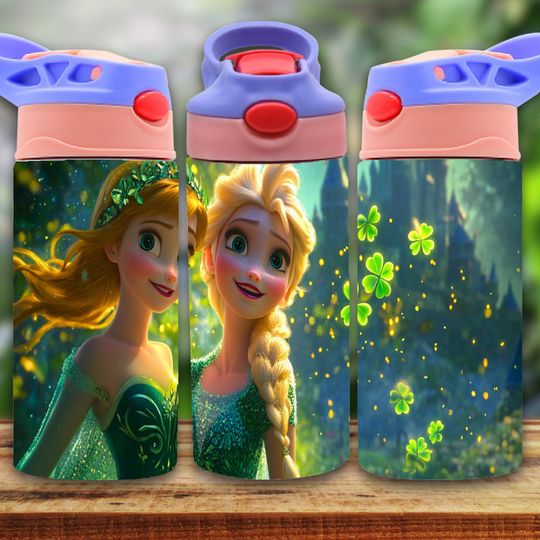 Elsa & Anna 12oz Tumbler, Kids 12oz Cup Tumbler, Back To School Gift