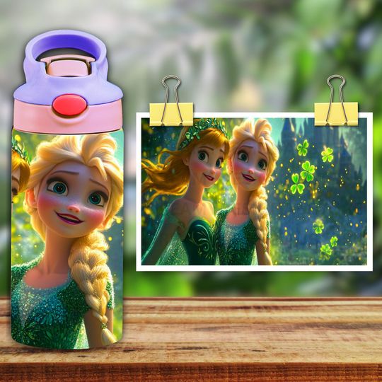 Elsa & Anna 12oz Tumbler, Kids 12oz Cup Tumbler, Back To School Gift