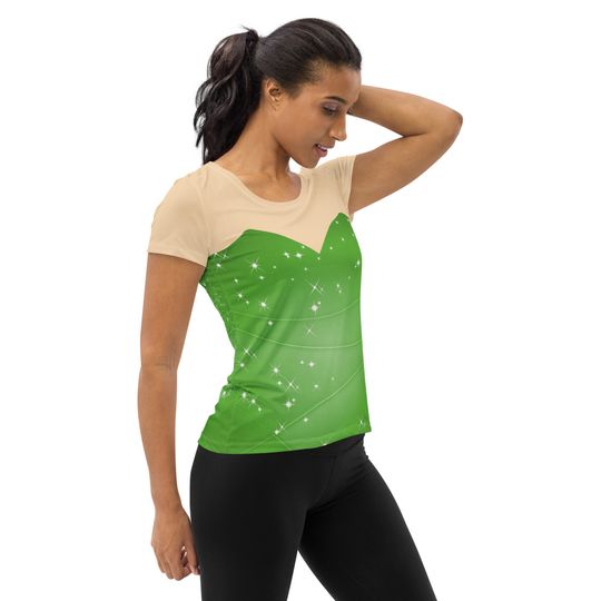 Tinker Bell Inspired Women's Athletic T-shirt
