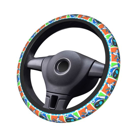 Astro Bots Car Steering Wheel Cover