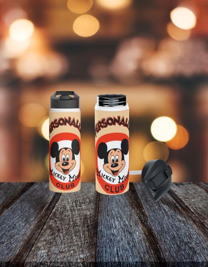 the mickey mouse Stainless Steel Water Bottles Standard Lid