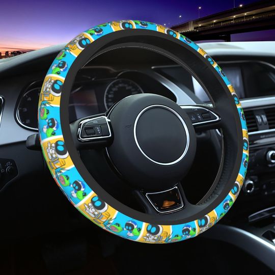 Astro Bots Car Steering Wheel Cover