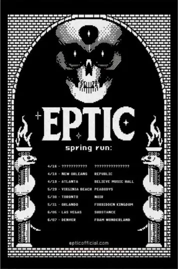 Eptic Spring Run Tour 2025 Poster