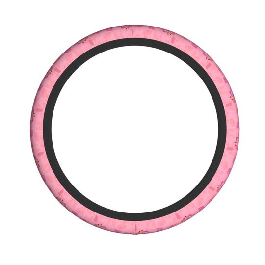 Car Steering Wheel Cover Pink-Panthers