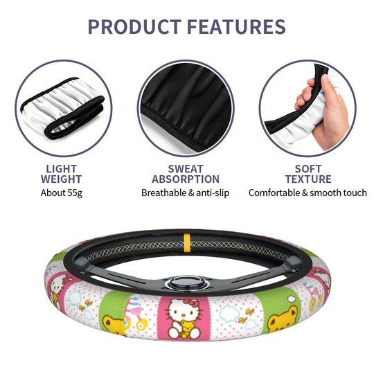 Hello Kitty Car Steering Wheel Cover