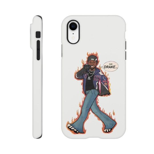 Kendrick Lamar 'Say Drake' Comic Print iPhone Case